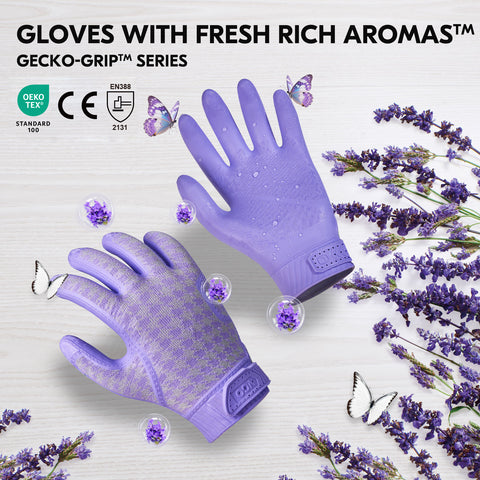 Vgo...Mem/Women's Work Gloves,Gardening Gloves,100% TPE Coated,Waterproof Palms, Anti-Slip,Breathable 3D Knit Back,OEKO-TEX Certified(TP1152)