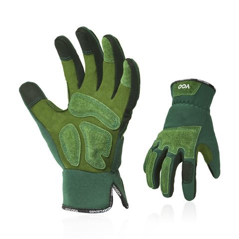 VGO Women's Premium Gardening Gloves, Touchscreen Work Gloves, Breathable Synthetic Leather for Pruning, Ranch, DIY - Machine Washable (SL7471/SL7476/SL7466/SL7455)