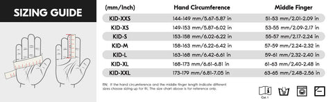Vgo guanti da giardinaggio di micro-fibra per bambini (KID-MF7362)